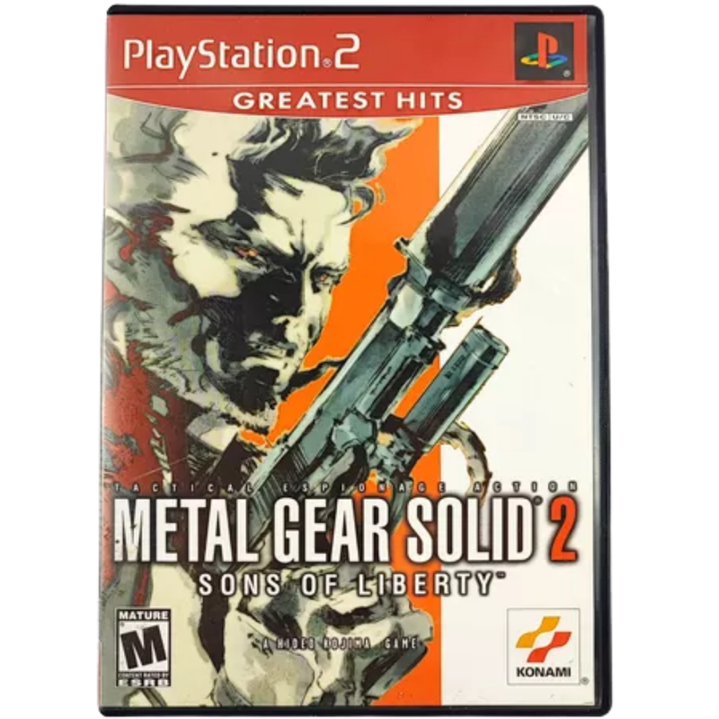 Metal Gear Solid 2: Sons of Liberty Playstation 2 PS2 Slim Tijolão Útimas Unidades