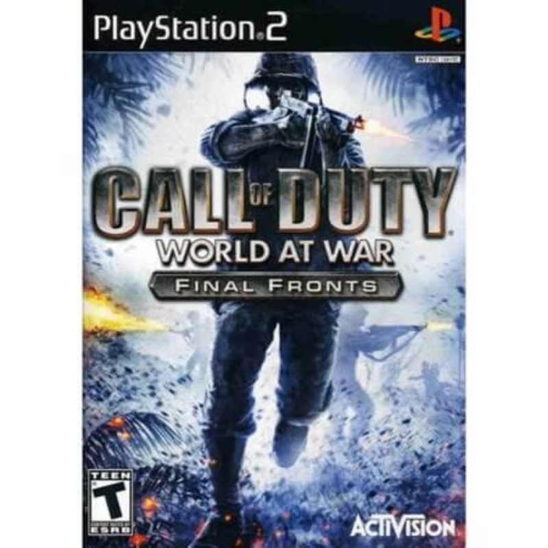 Call of Duty – World at War – Final Fronts Playstation 2 PS2 Slim Tijolão Útimas Unidades