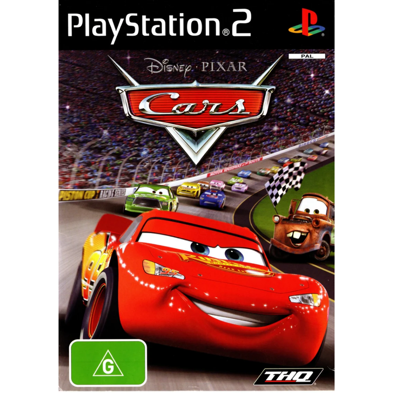 Disney-Pixar Cars Playstation 2 PS2 Slim Tijolão Útimas Unidades