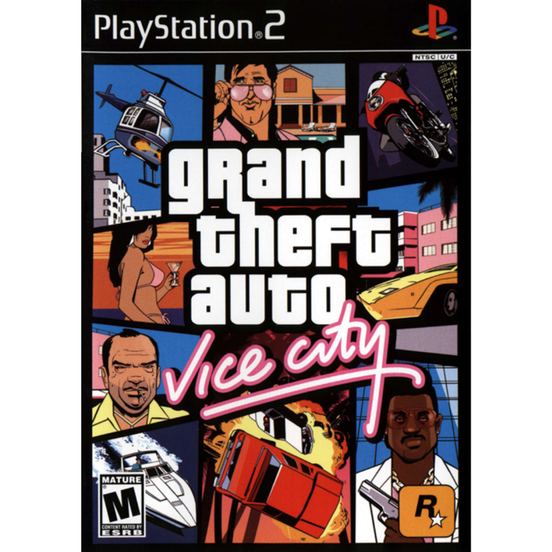 Grand Theft Auto: Vice City Playstation 2 PS2 Slim Tijolão Útimas Unidades