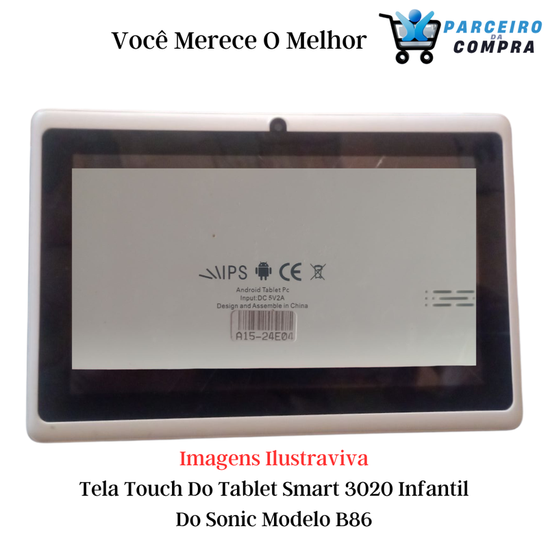 Tela Touch Toque Compatível Smart 3020 Infantil Do Sonic Modelo B86 Oferta