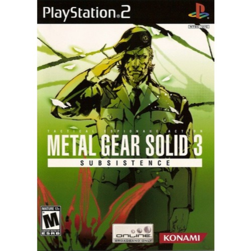 Metal Gear Solid 3 – Subsistence Playstation 2 PS2 Slim Tijolão Útimas Unidades