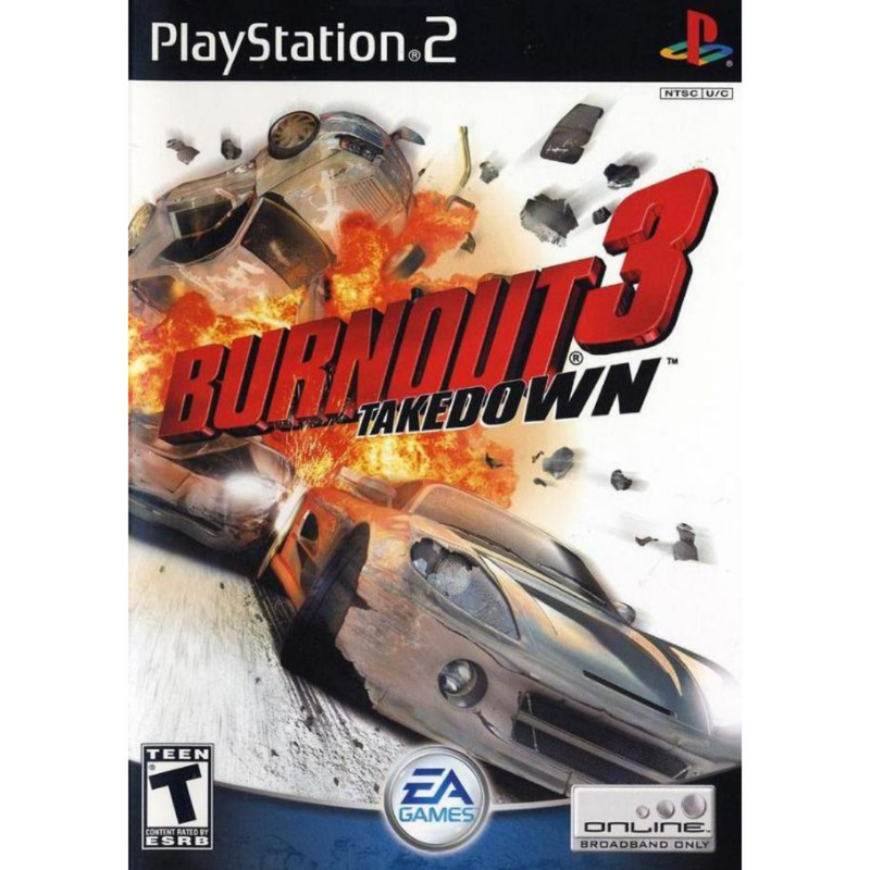 Burnout 3 – Takedown Playstation 2 PS2 Slim Tijolão Útimas Unidades