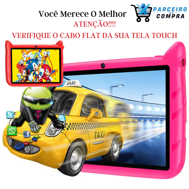 Tela Touch Toque Compatível Smart 3020 Infantil Do Sonic Modelo B86 Oferta