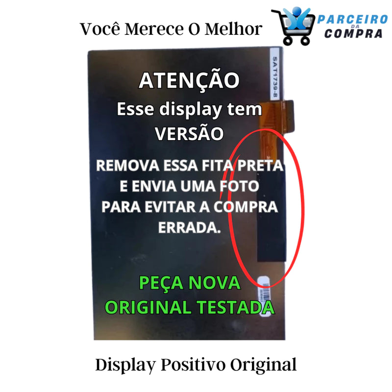 Display Lcd Tablet Positivo Twist Tab Kids T770 Oferta